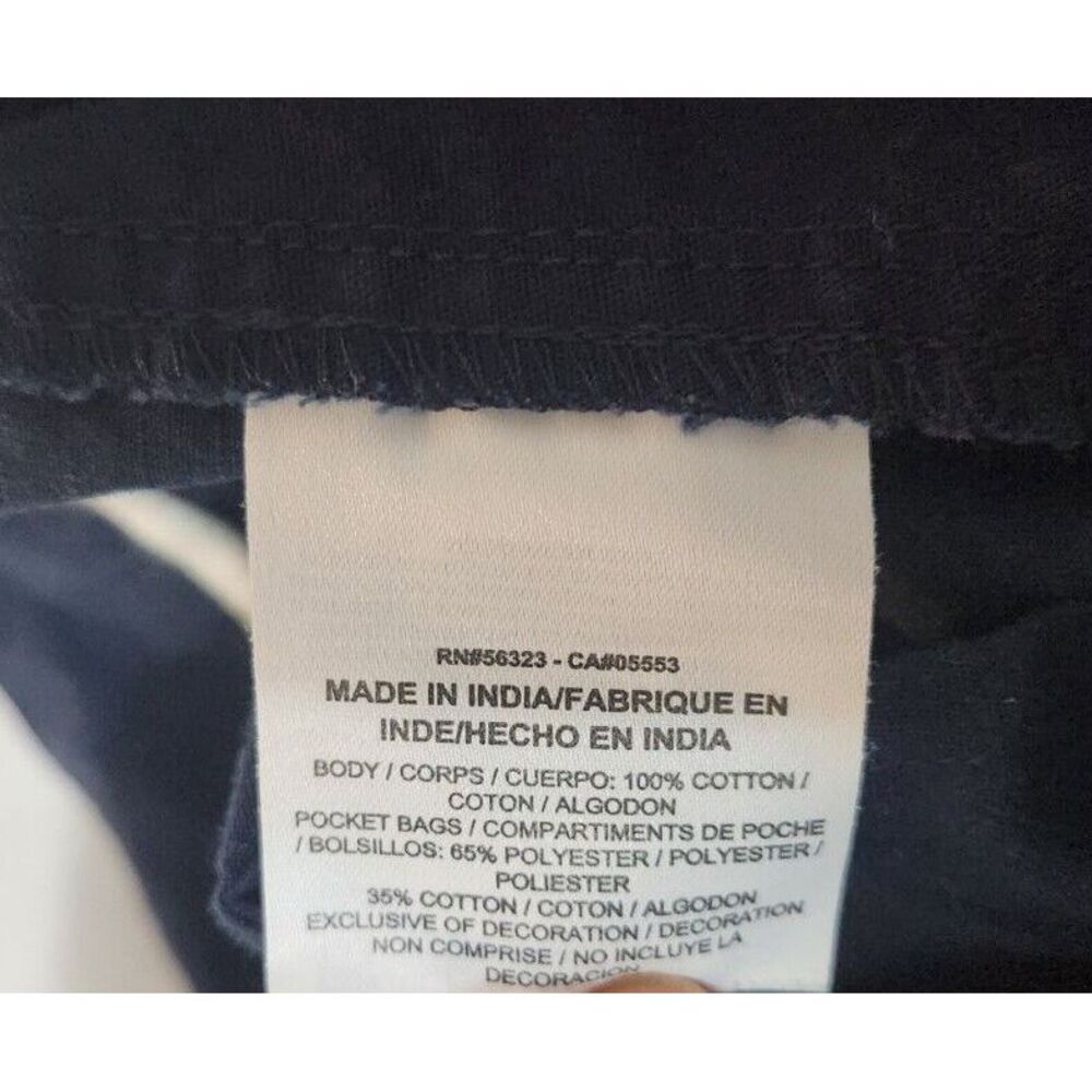 Nike Cargo Shorts Mens 38 Navy Multi Pockets Cotton Canvas - Picture 5 of 9